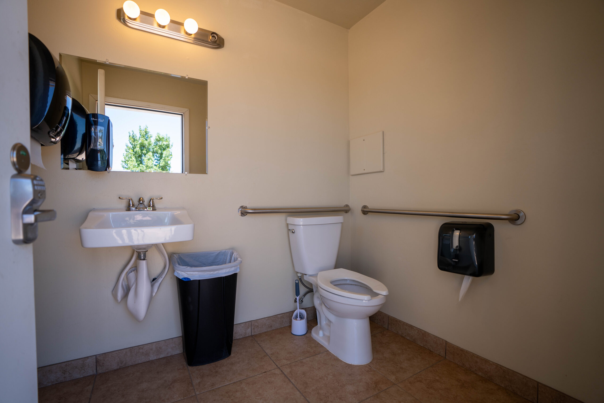 image of restroom with sink